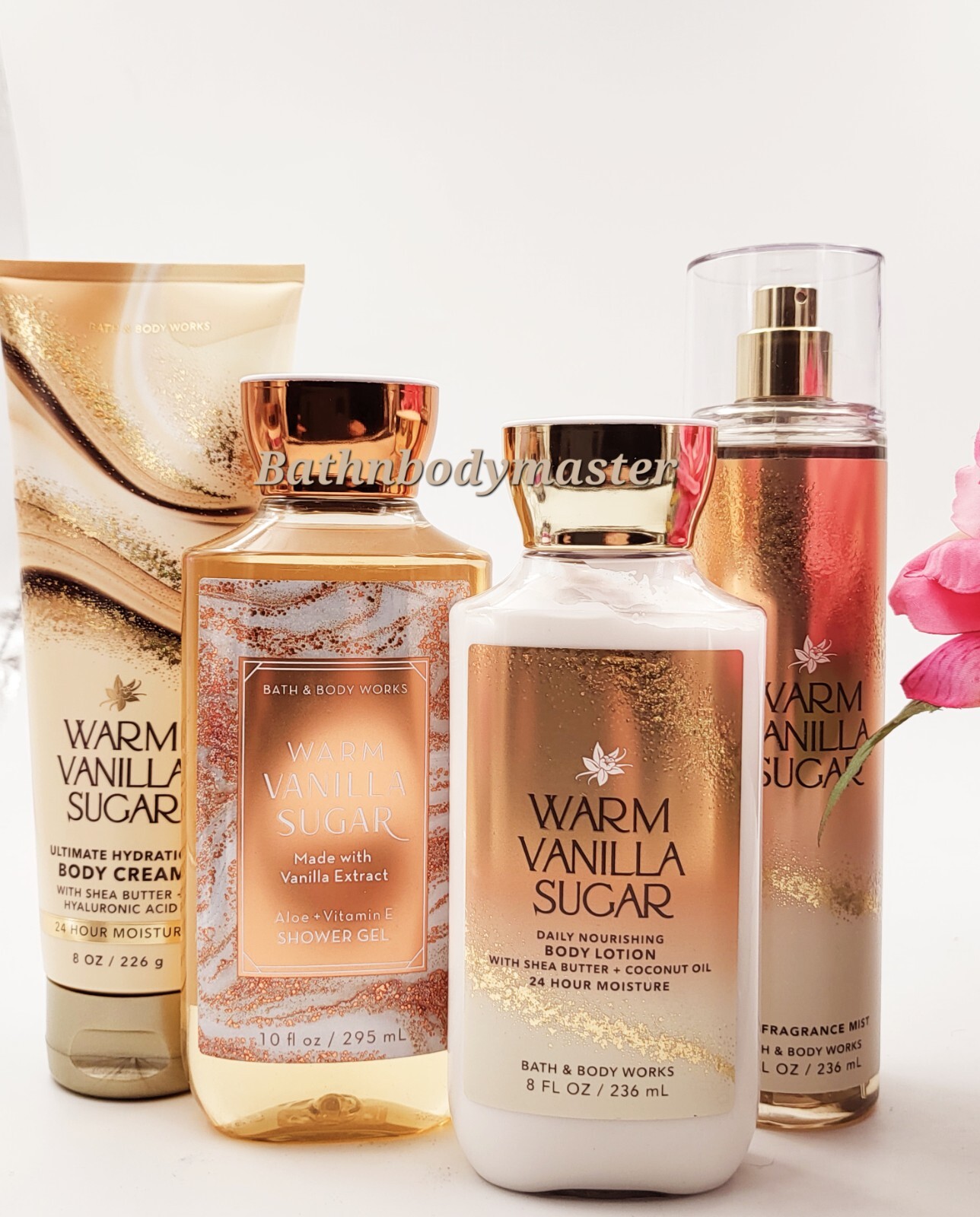 Bath Body Works WARM VANILLA SUGAR Body Mist spray Cream Lotion