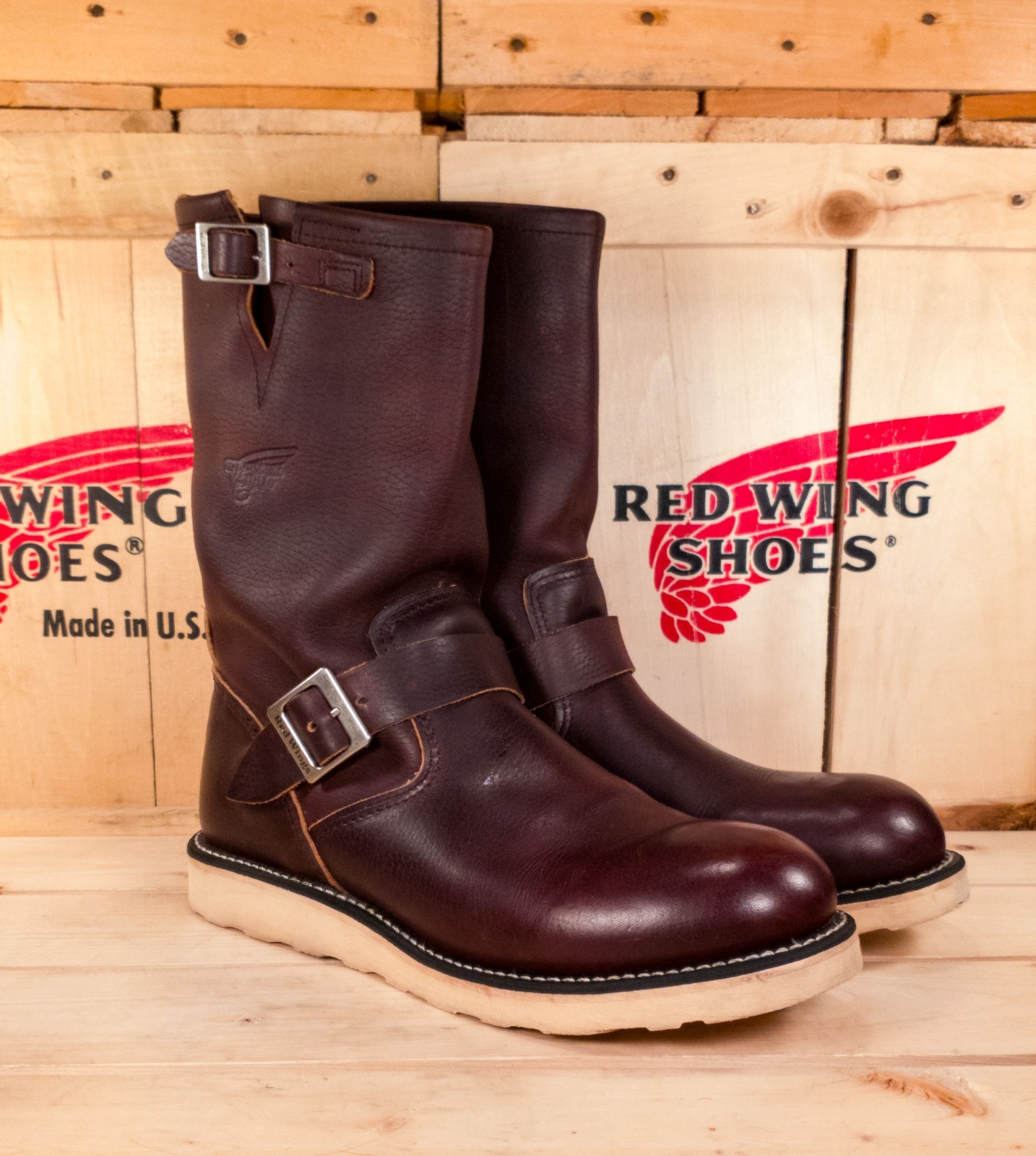 Red Wing 2970 Engineer Boots Size 11D (Modified) (Soft Toe) (USA