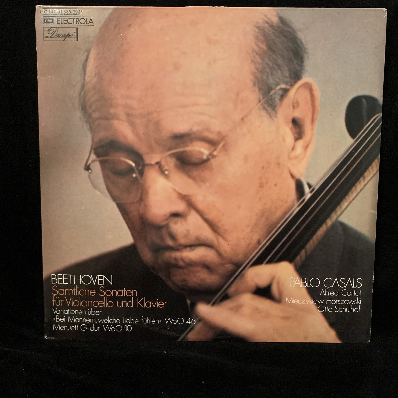 PABLO CASALS cello - BEETHOVEN Complete Cello Sonatas etc - EMI