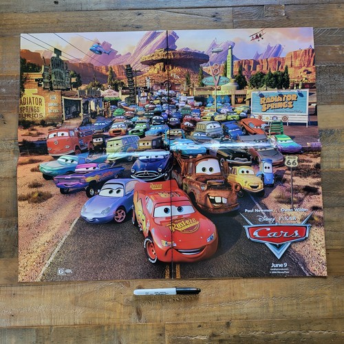 Cars and Pirates of the Caribbean 2006 Disney Pixar Dual Poster