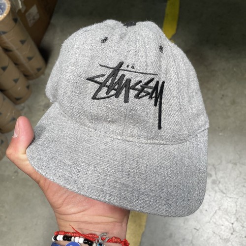 Vintage 1990s Stussy Hat Snapback Made In USA Spellout 90s Skate