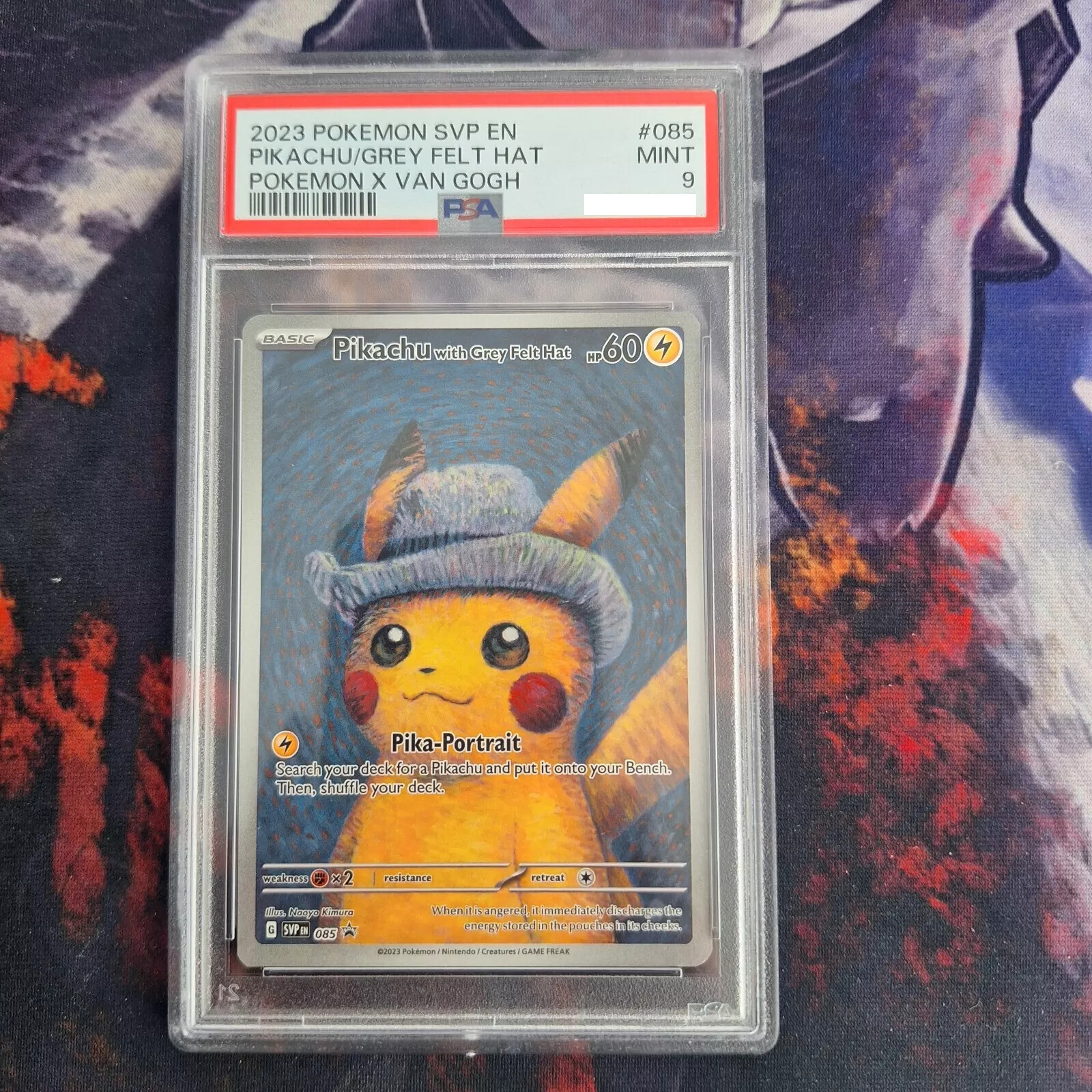 PSA9 ゴッホピカチュウ Pikachu with grey felt hat 【公式通販】