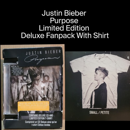 Justin Bieber Purpose CD Deluxe Edition Fan Pack With Limited
