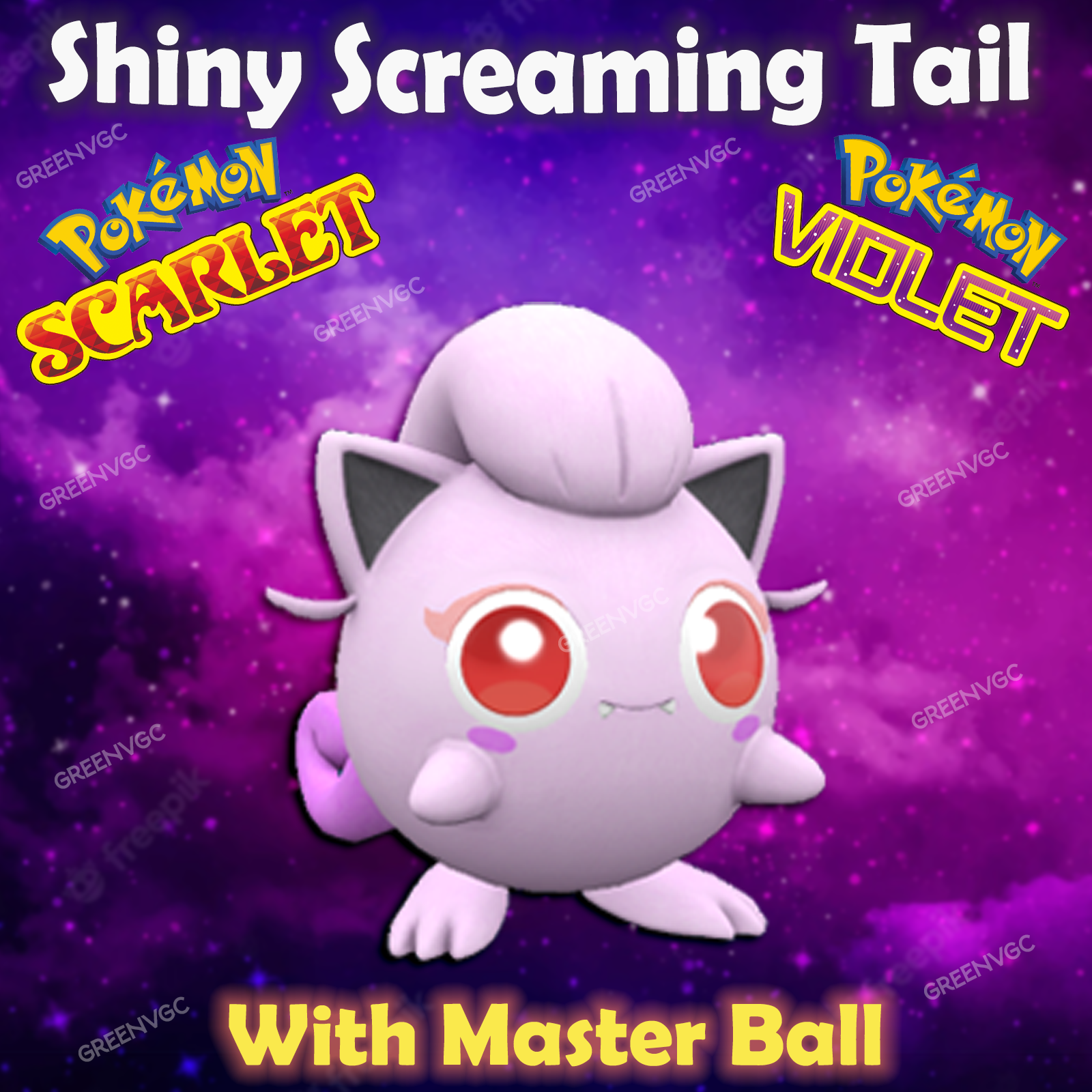 Shiny Scream Tail 6iv Battle Ready | Pokemon Scarlet and Violet | eBay