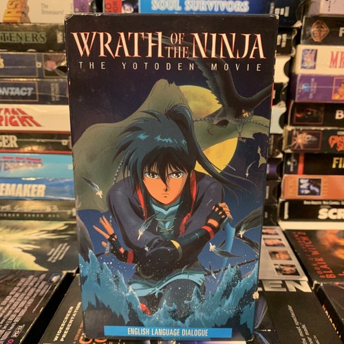 Wrath of the Ninja - Yotoden Movie 1989 VHS Tested Dark Fantasy