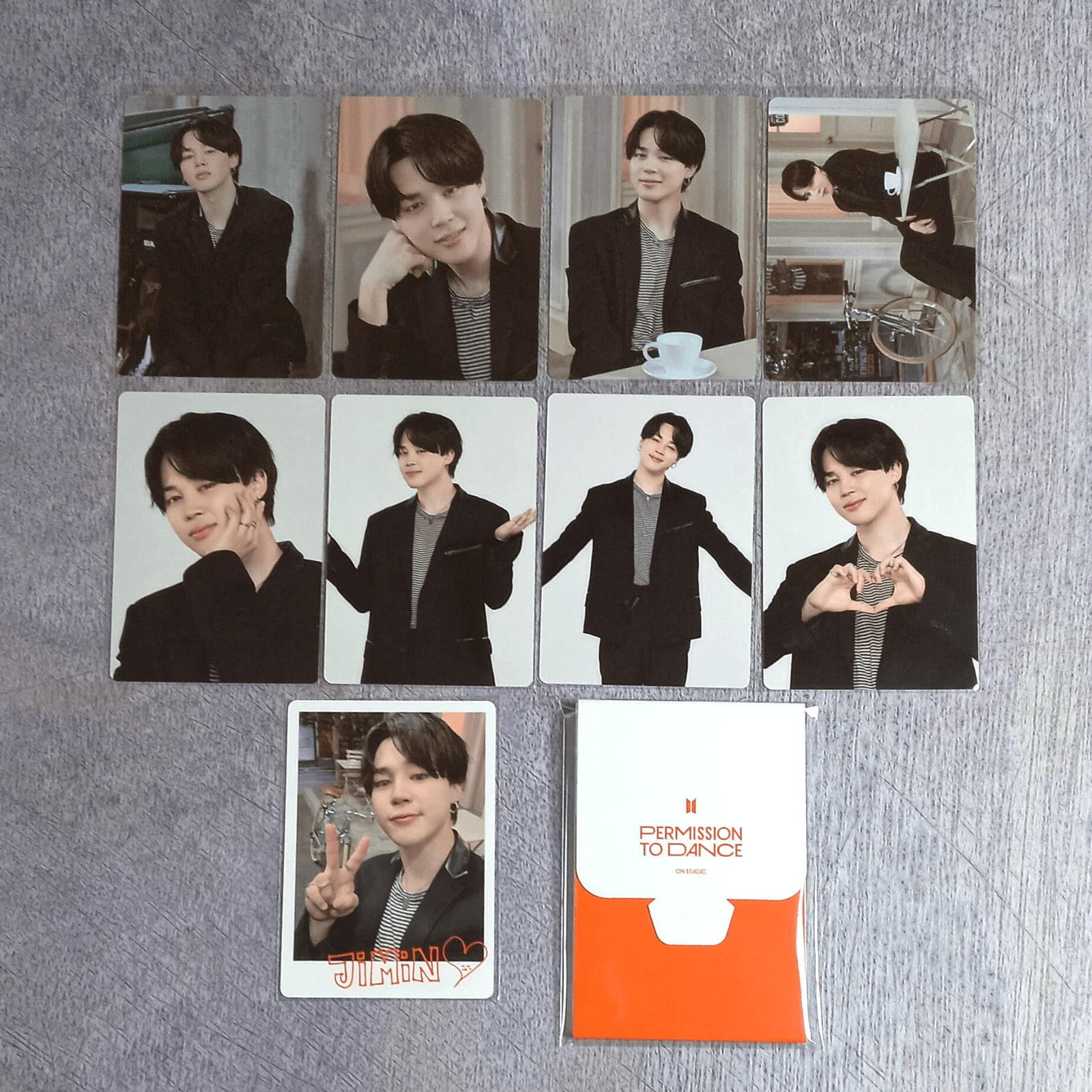 BTS Permission To Dance On Stage Mini Photo Card - Complete Jimin