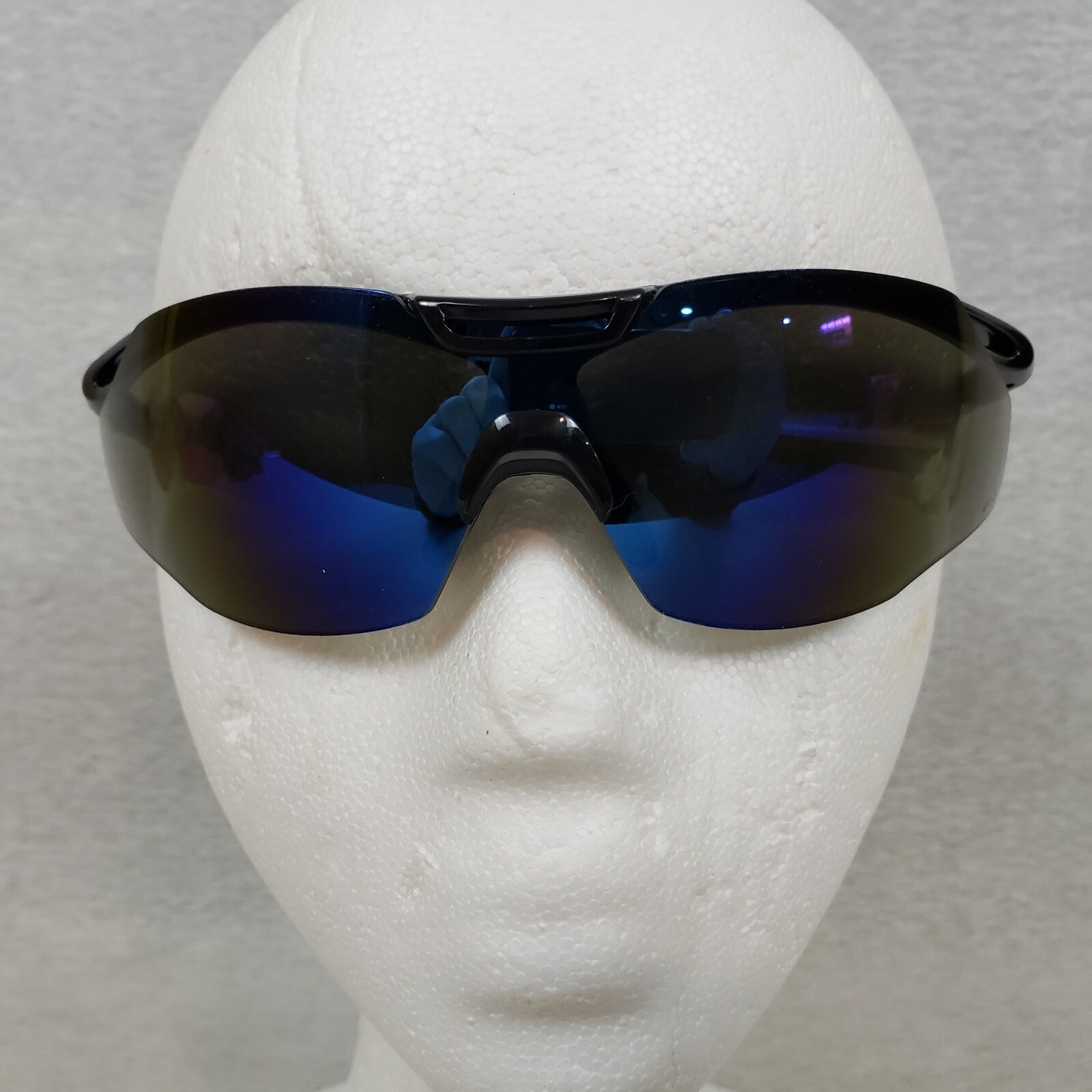 ERB Street-X Safety Glasses Blue Mirror 7 Base Curve Lens Black