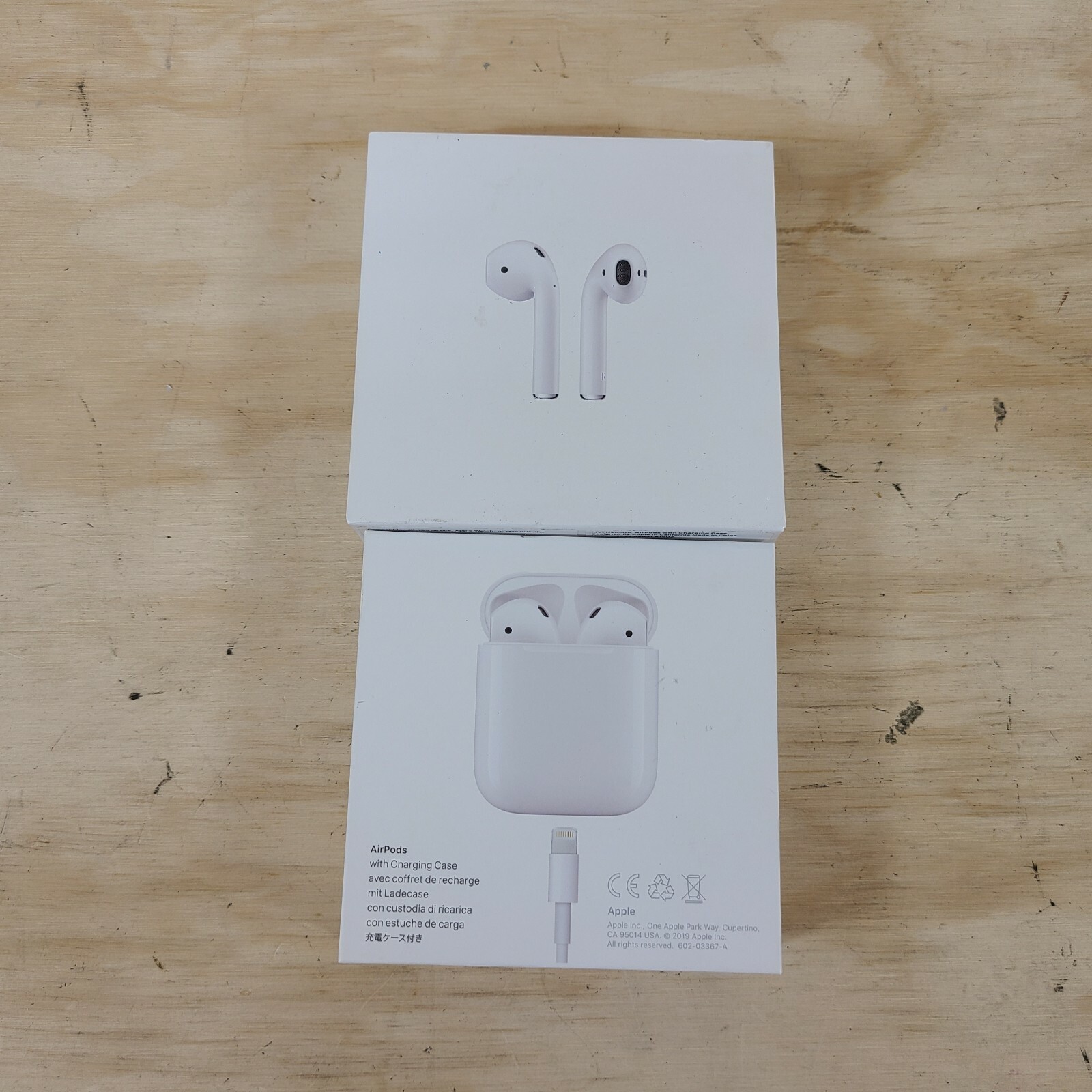 BOX ONLY Apple AirPods A2032 MV7N2AM/A Box Only NO Inserts or