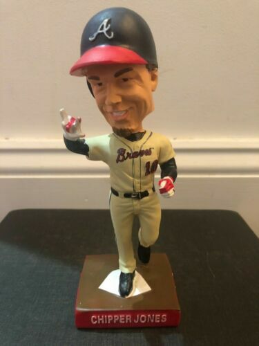 ROME Braves Chipper Jones ~ Crazy Train TAPESTRY Box w/ Napa LOGO