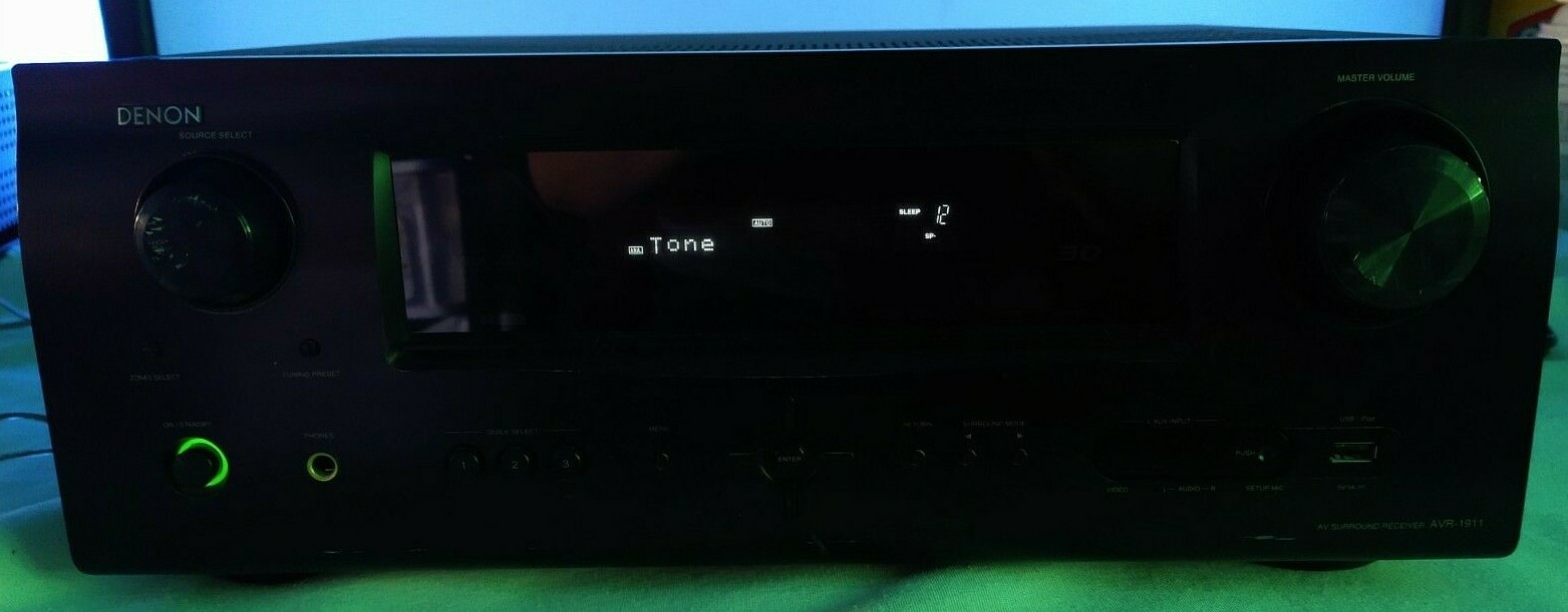Denon AV Surround Receiver Amplifier AVR 1911 7.1 Channel HDMI, HD
