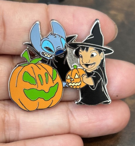 Lilo & Stitch Jack-O-Lantern Pumpkin Halloween 2003 Disney Pin
