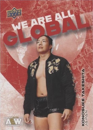 2024 Upper Deck AEW #53 Konosuke Takeshita wrestling card | eBay