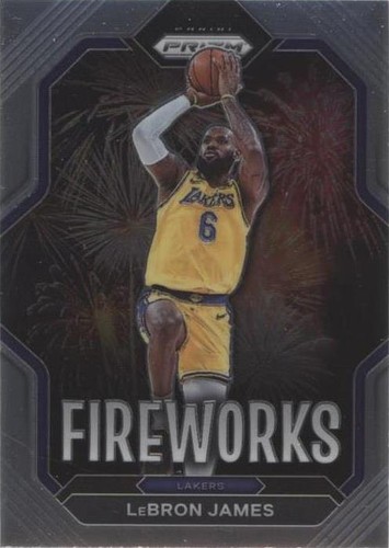 2024-25 LEBRON JAMES PANINI PRIZM FIREWORKS SILVER | eBay