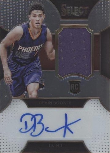 2015 Panini Prizm Devin Booker RC Rookie Autographs Auto #DBK PSA