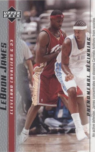2003 Upper Deck City Heights Redemption Special LeBRON JAMES card