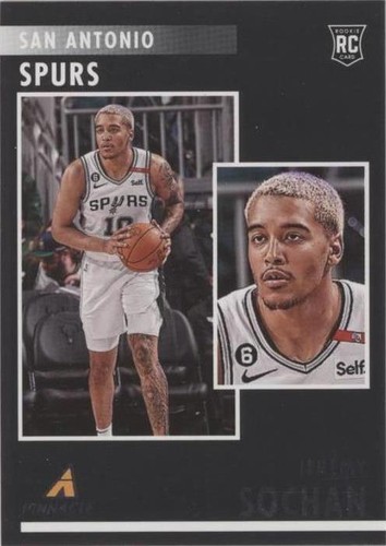 JEREMY SOCHAN 2022-23 Panini PRIZM MONOPOLY Rookie RC #80 Spurs