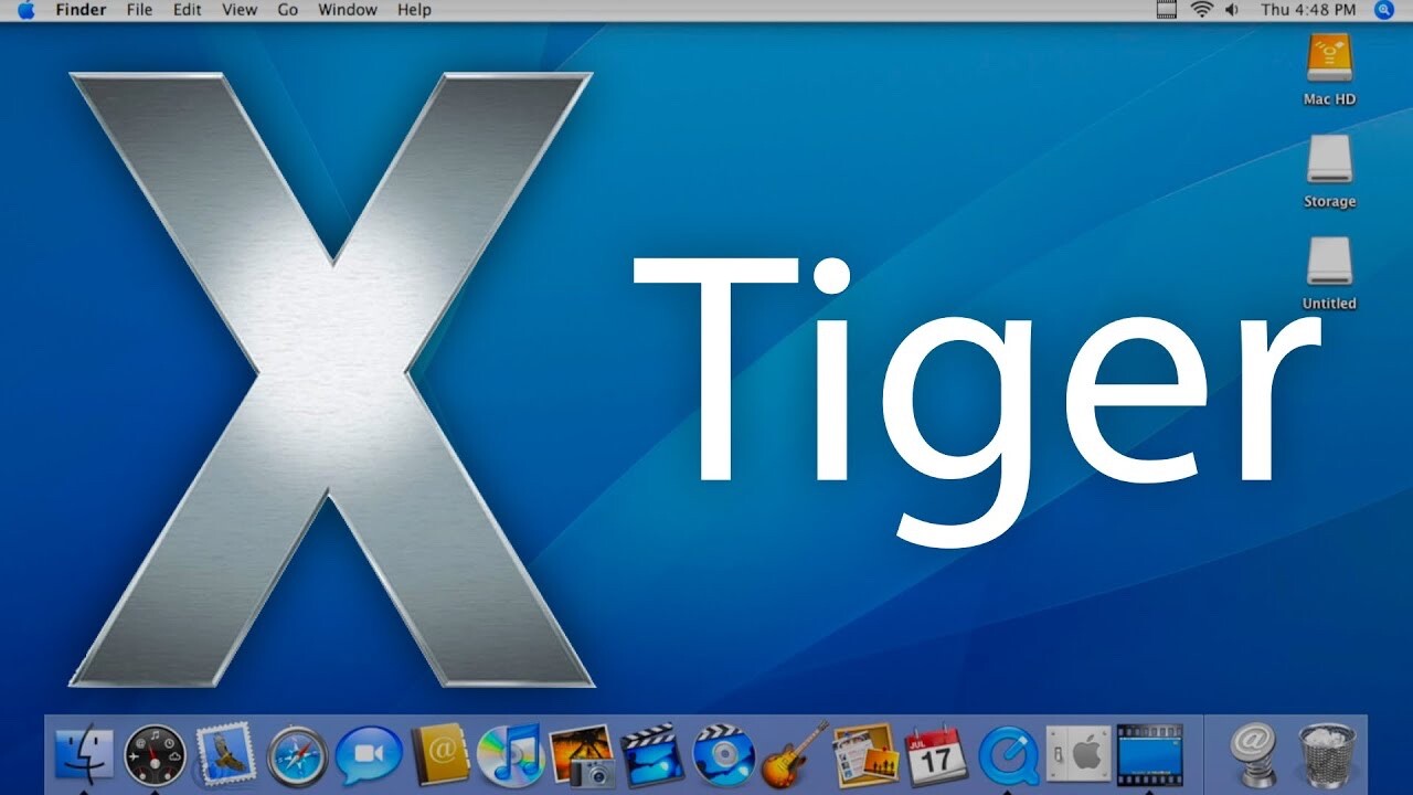 Mac OSX 10.4.7 Tiger for Intel Macs-60GB-PLUG & PLAY-PERSONALLY