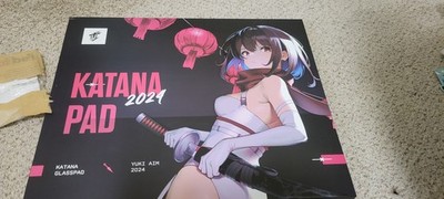 Yuki Aim Katana City Glass Mousepad Limited Large Size 500 × 400mm