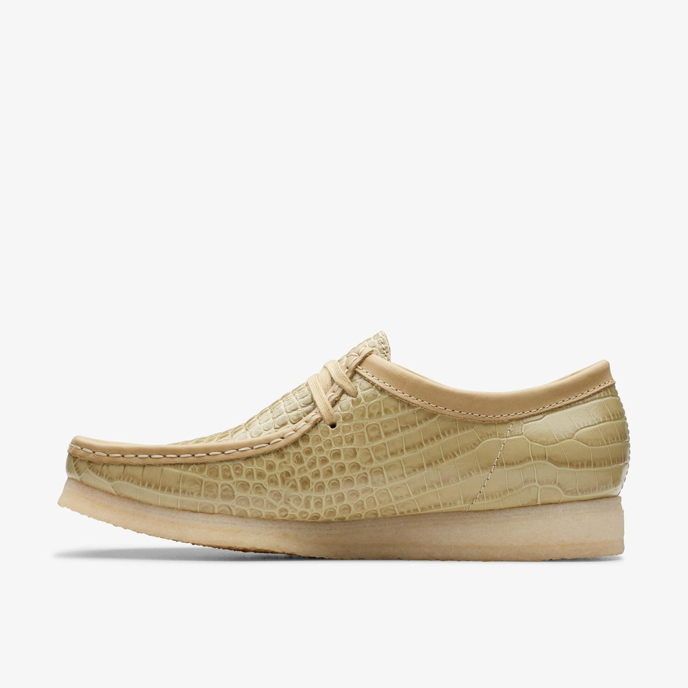 26176572] Mens CLARKS WALLABEE - MAPLE CROC | eBay