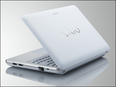 ソニー、低価格で高解像度液晶を搭載したVAIO初のネットブック「W