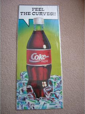 性的なイメージが隠されているとしてリコールされたコーラのポスター