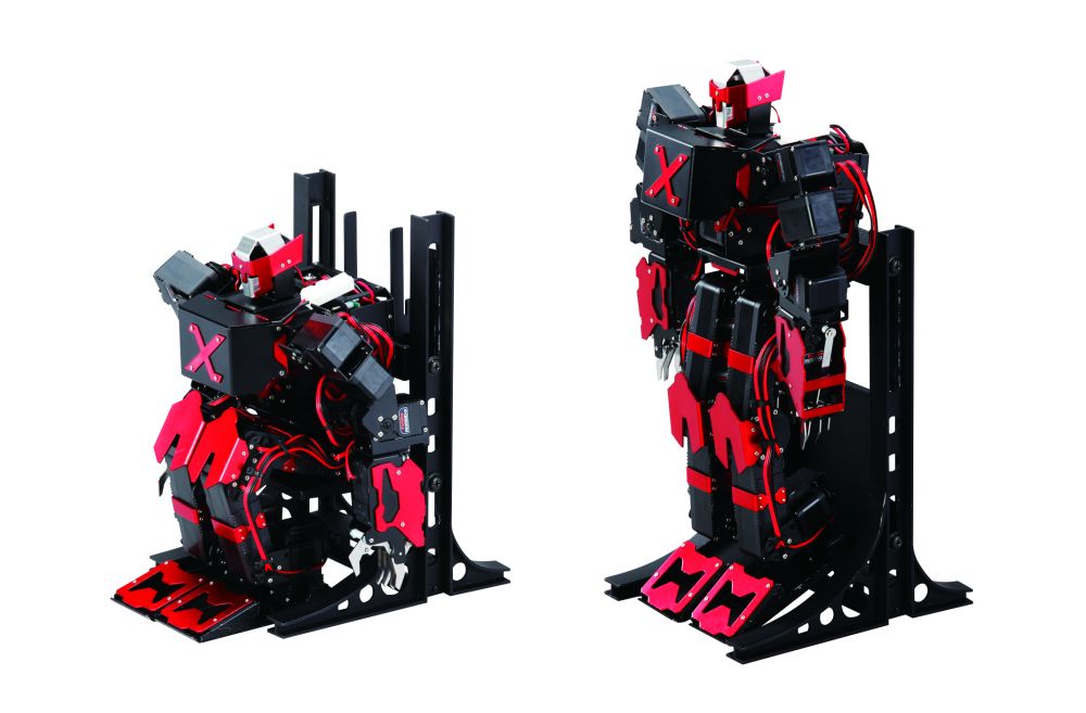 完全二足歩行や人間のようなアクションが可能な高性能ロボットを作成