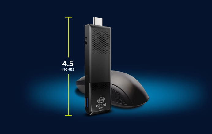 スティック型PC「Intel Compute Stick」の新型にはSkylakeのCore M版も
