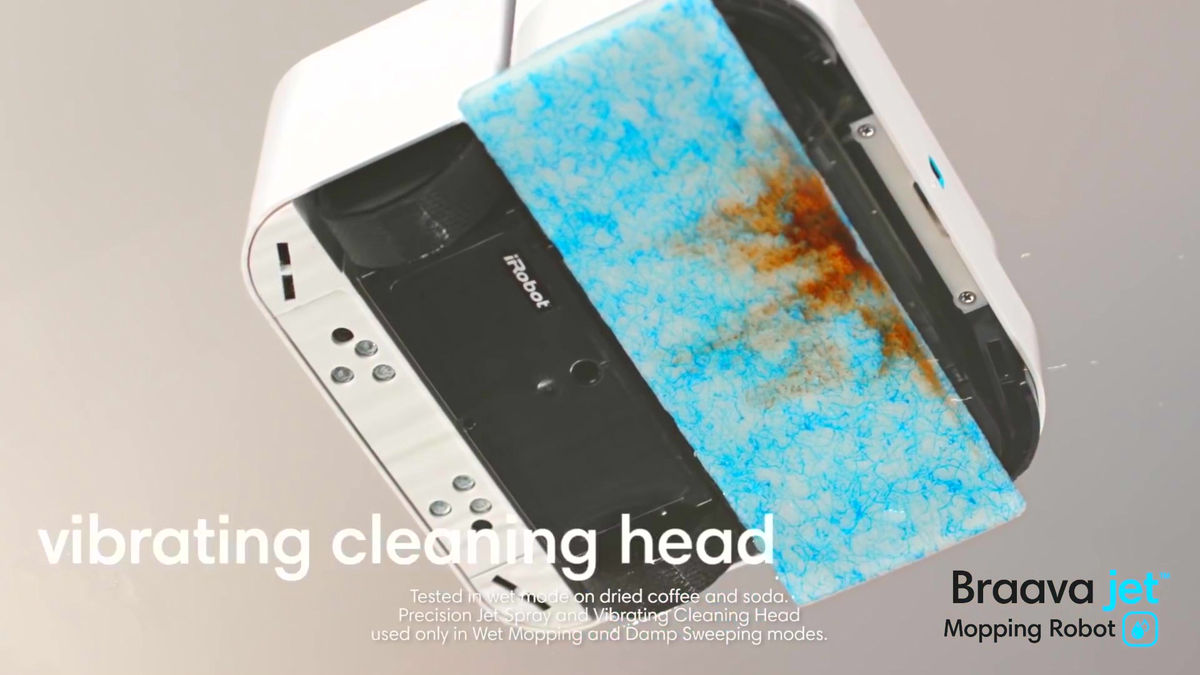 全自動で水をジェット噴射して床を拭き掃除するルンバのiRobot最新機