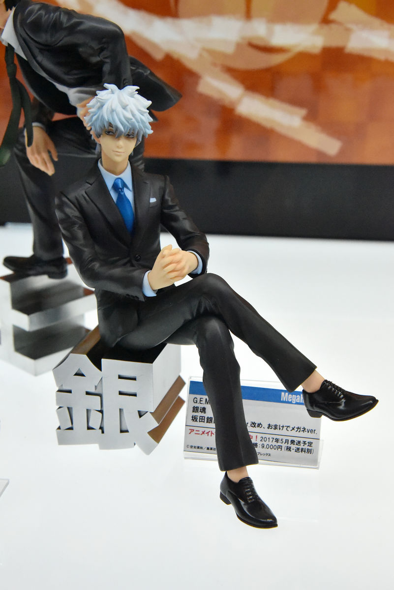 銀魂」銀時と土方が黒スーツ姿で並ぶ＆沖田は性転換篇で女体化した