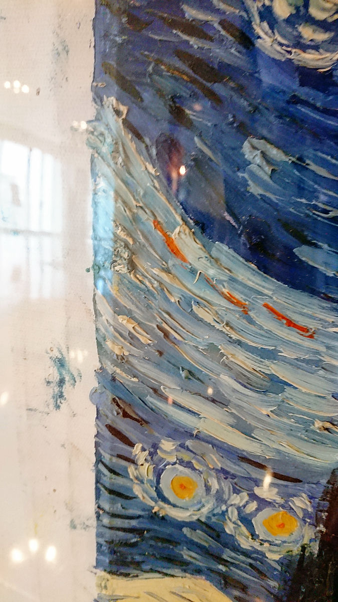 ゴッホの複製画を20年以上描き続けた画工・趙子勇による「星月夜」の