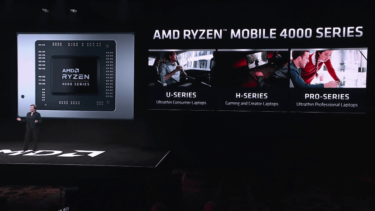 AMDがノートPC向けの7nm設計・Zen 2アーキテクチャAPU「Ryzen Mobile