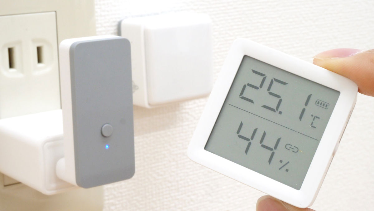 扉の開閉検知」「人の動き検知」「気温＆湿度記録」を簡単にこなせる