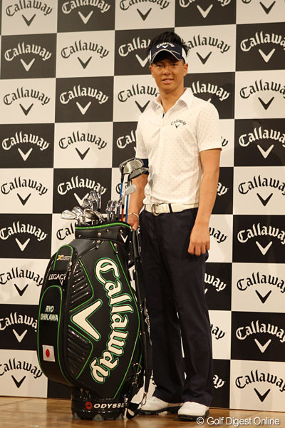 画像詳細 2013年 キャロウェイゴルフ契約会見 石川遼 石川遼が