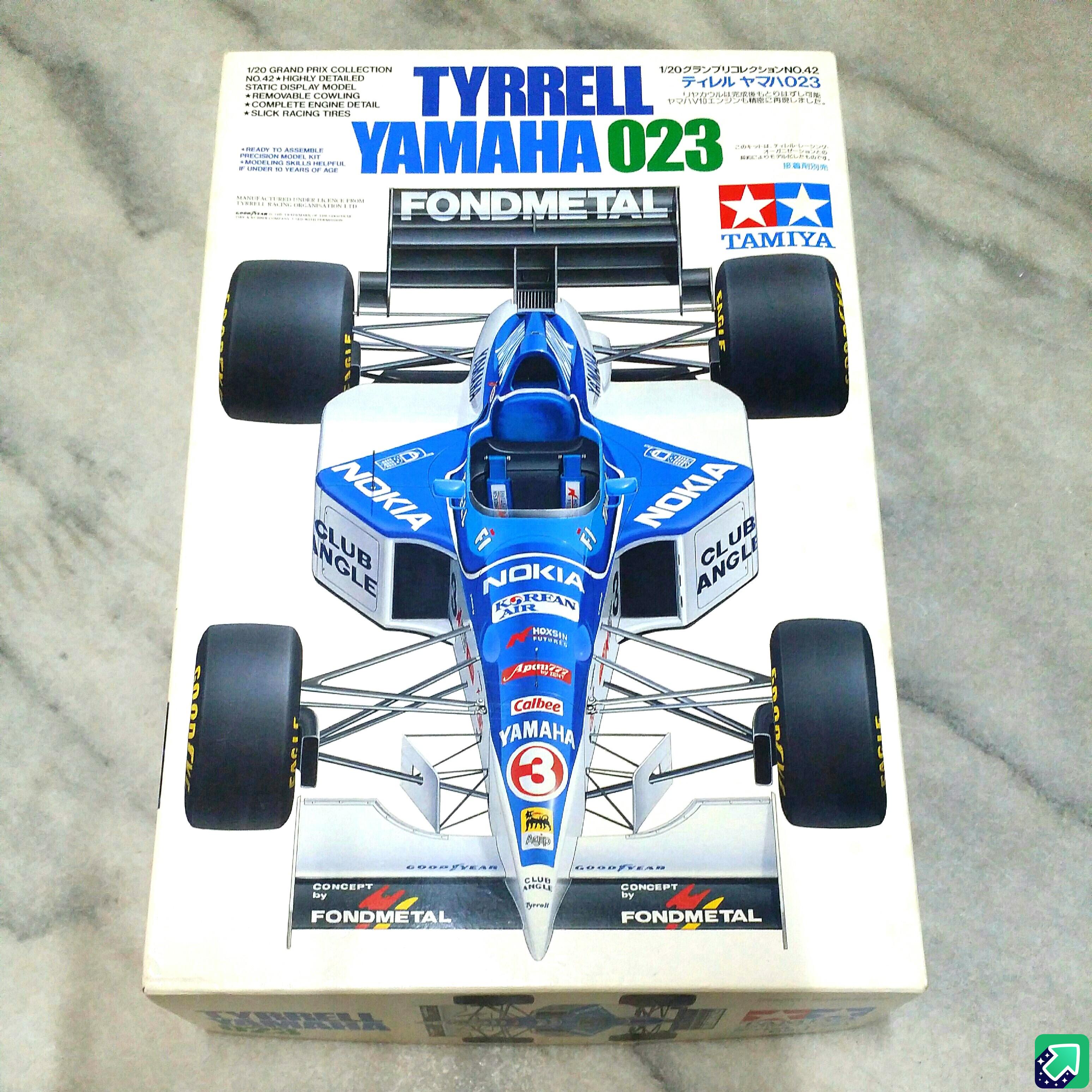 1995 1/20 Scale Tamiya TYRRELL Yamaha 023 (M. Salo) | Modelers