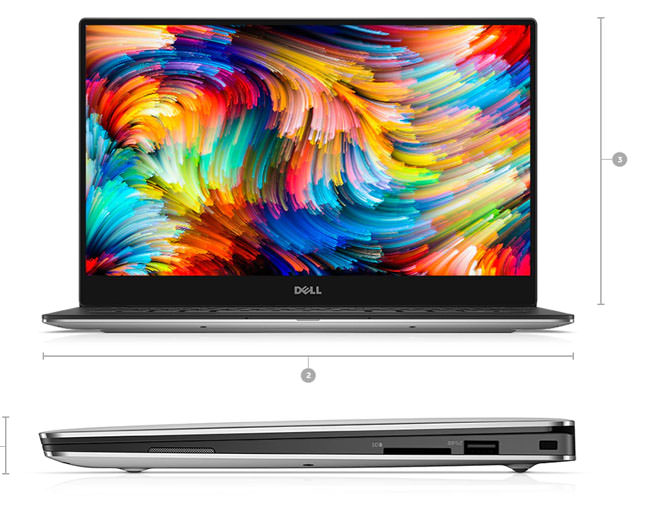 Dell XPS 13 9360 13.3-inch QHD+ Touch Display Intel Core i7-7560