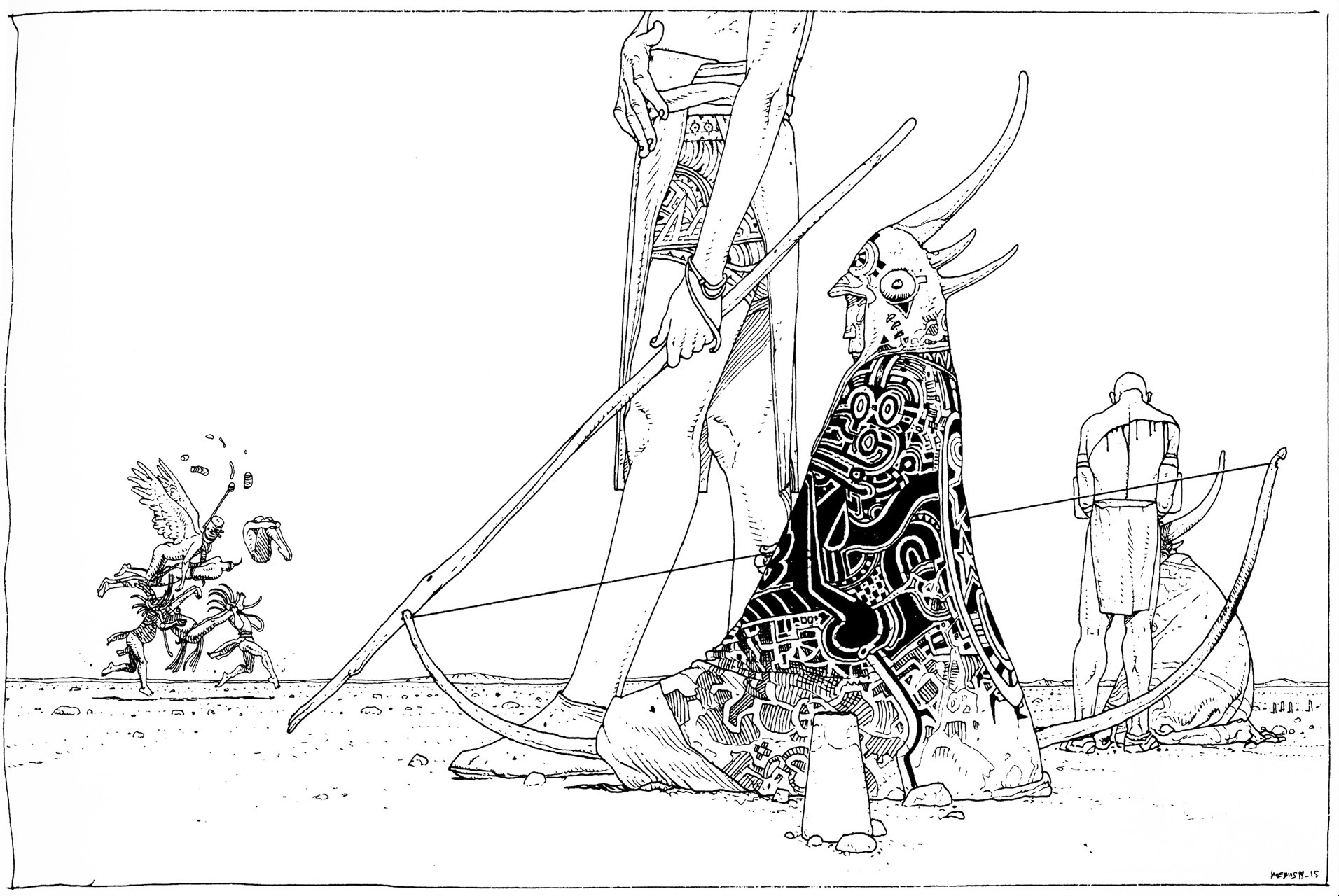 Moebius: 40 Days in the Desert | Blue Labyrinths