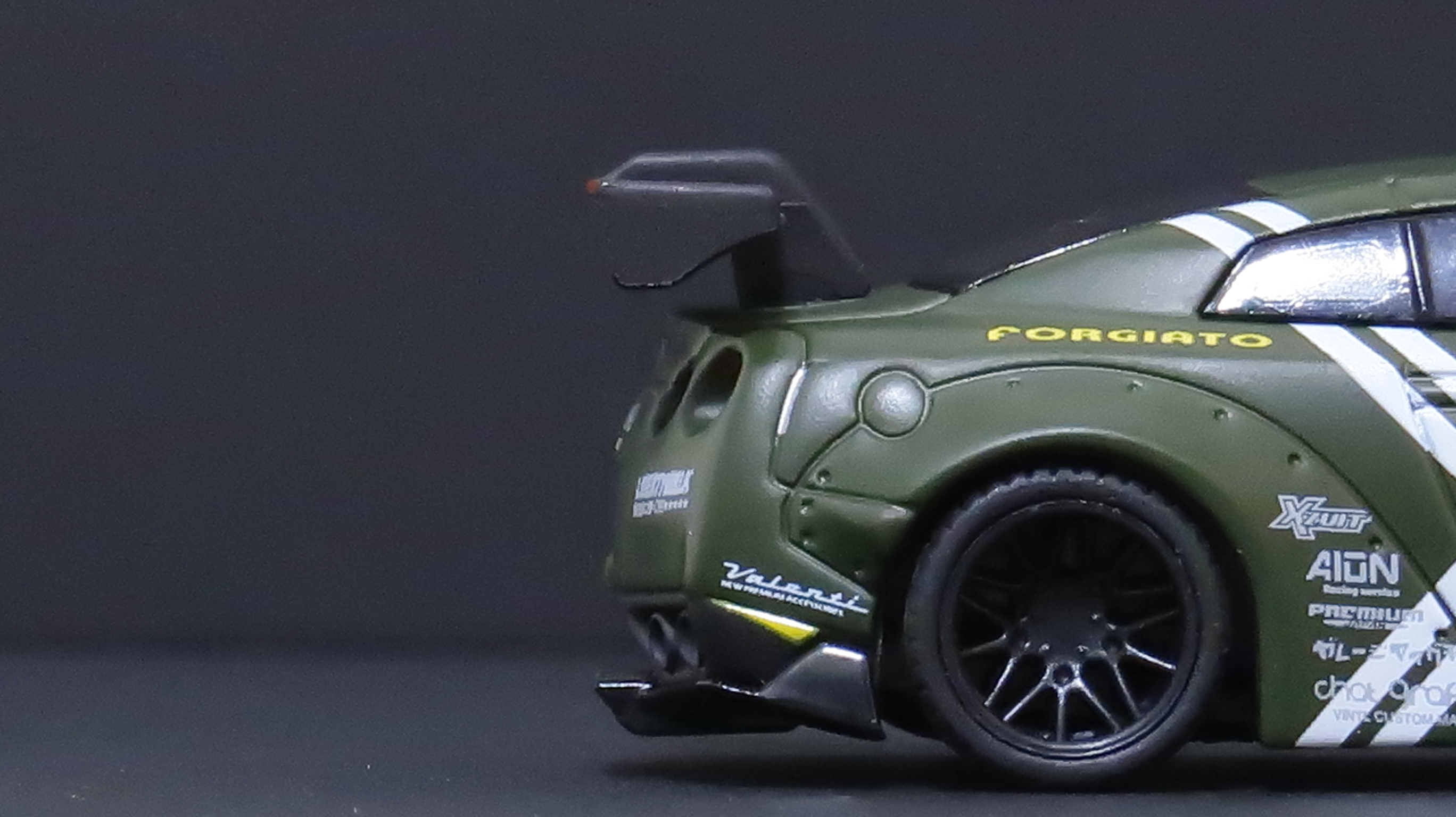 モデルインプレッション】TSM Mini GT LB Works Nissan GT-R R35 Rear