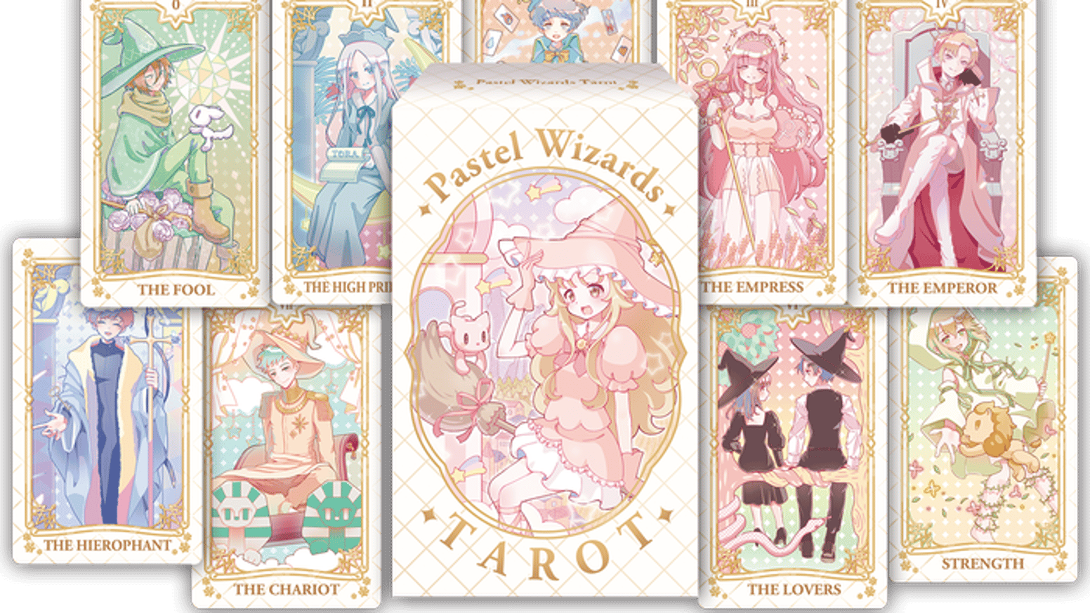 Pastel Wizard Tarot パステルウィザードタロット by Lunafactory