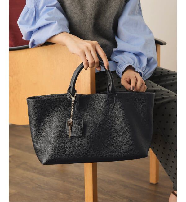 YOUNG&OLSEN/ヤングアンドオルセン EMBOSSED LEATHER TOTE M（IENA