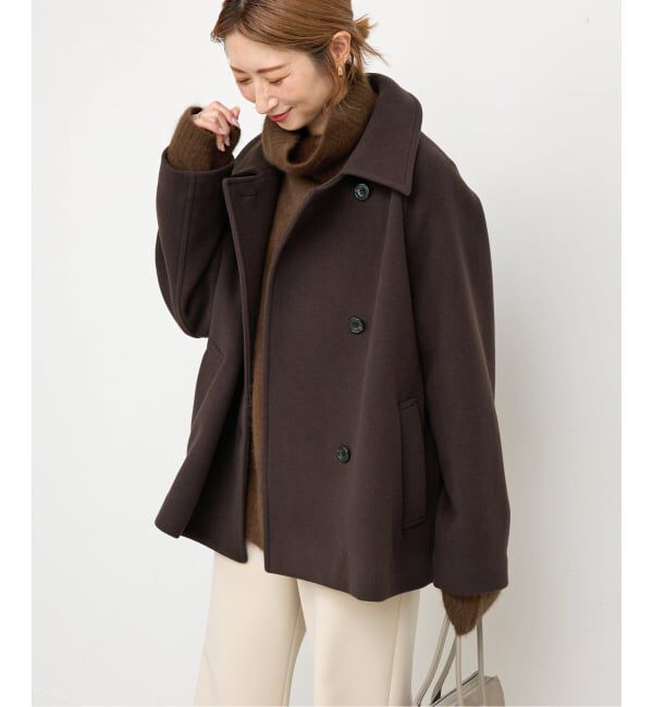 S160スタンドカラーショートコート（Spick and Span）｜ルミネの