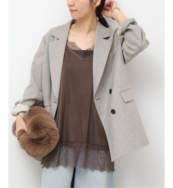 追加》ラッセルレースギャザーキャミ（NOBLE）｜ルミネのファッション