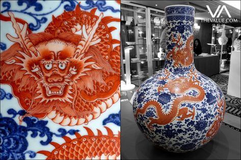 乾隆花龍紋天球瓶成交HK$6,500萬| 拍賣新聞| THE VALUE