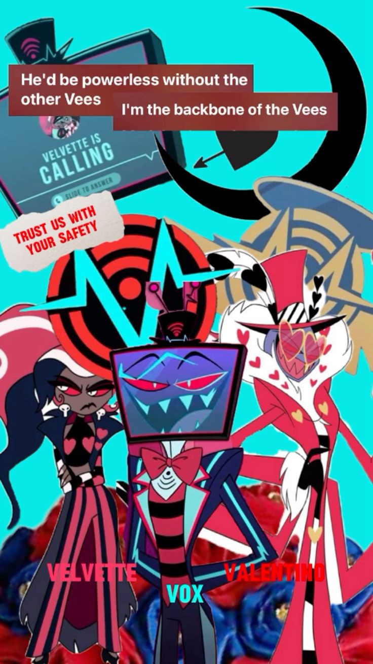 Hazbin Hotel The Vees ポスター ハズビンホテル Hazbinhotel VEES