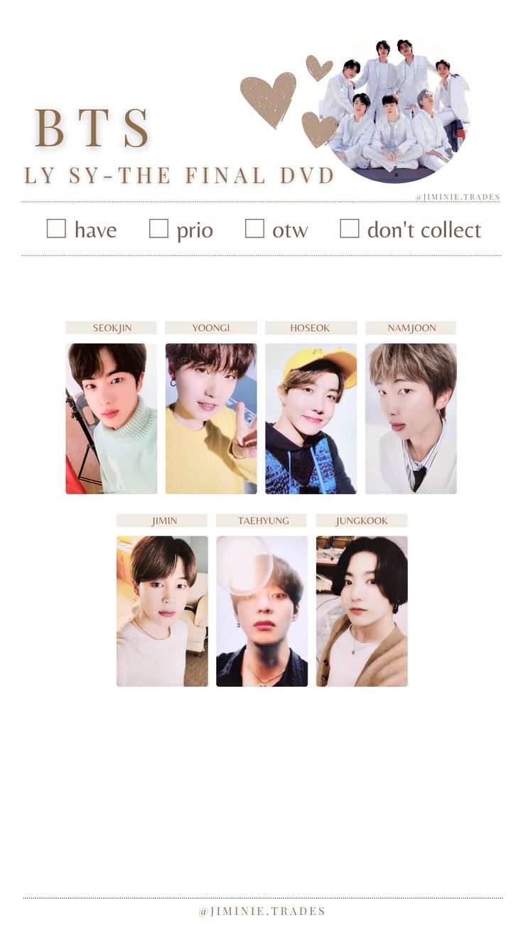 bts love yourself ly speak yourself the final dvd photocard