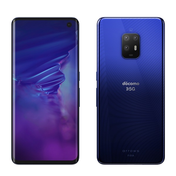 DOCOMO FUJITSU ARROWS 5G ANDROID PHONE UNLOCKED MADE IN JAPAN NAVY