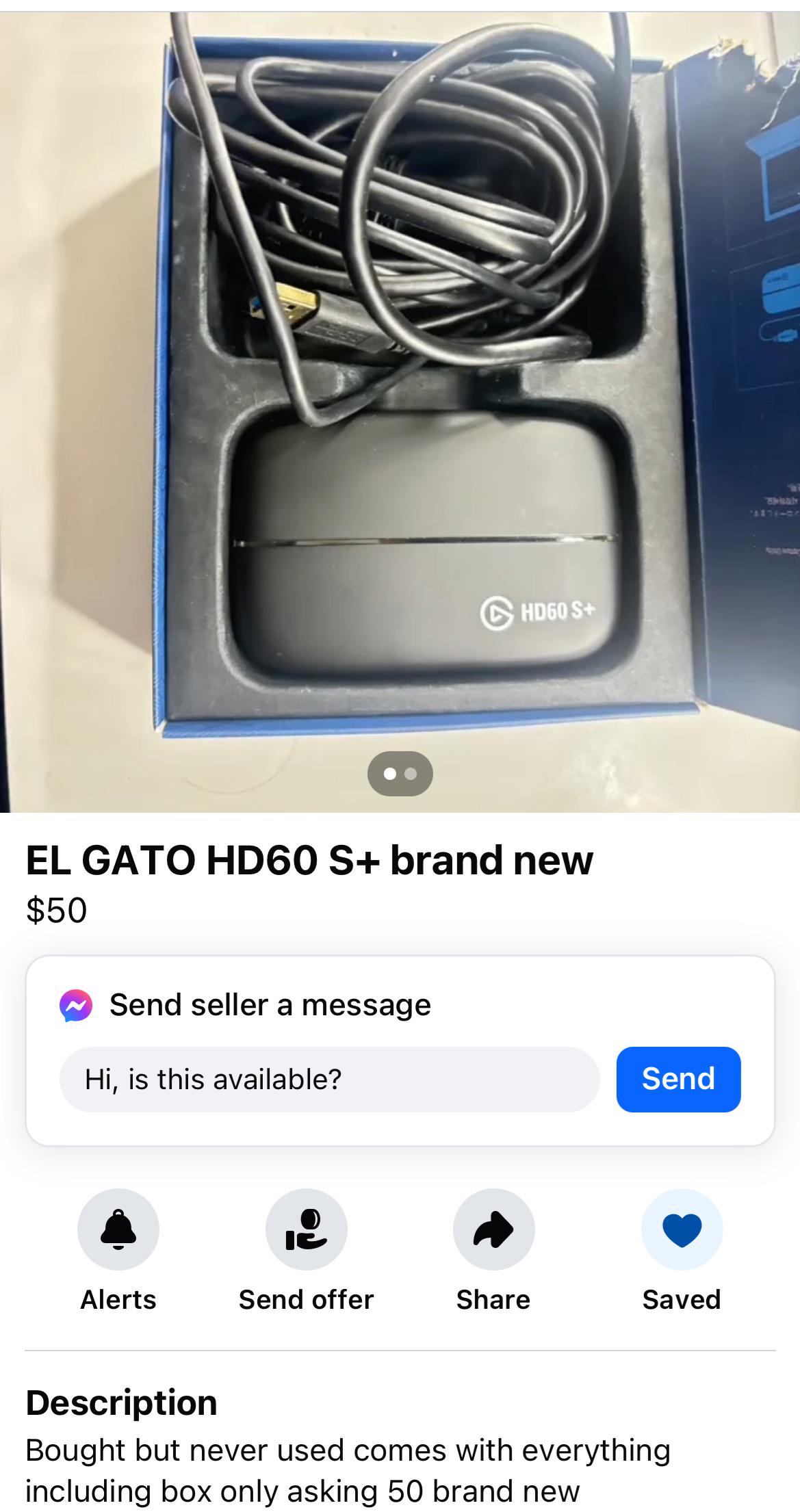 Any reason that the HD60S+ sell for so cheap? : r/elgato