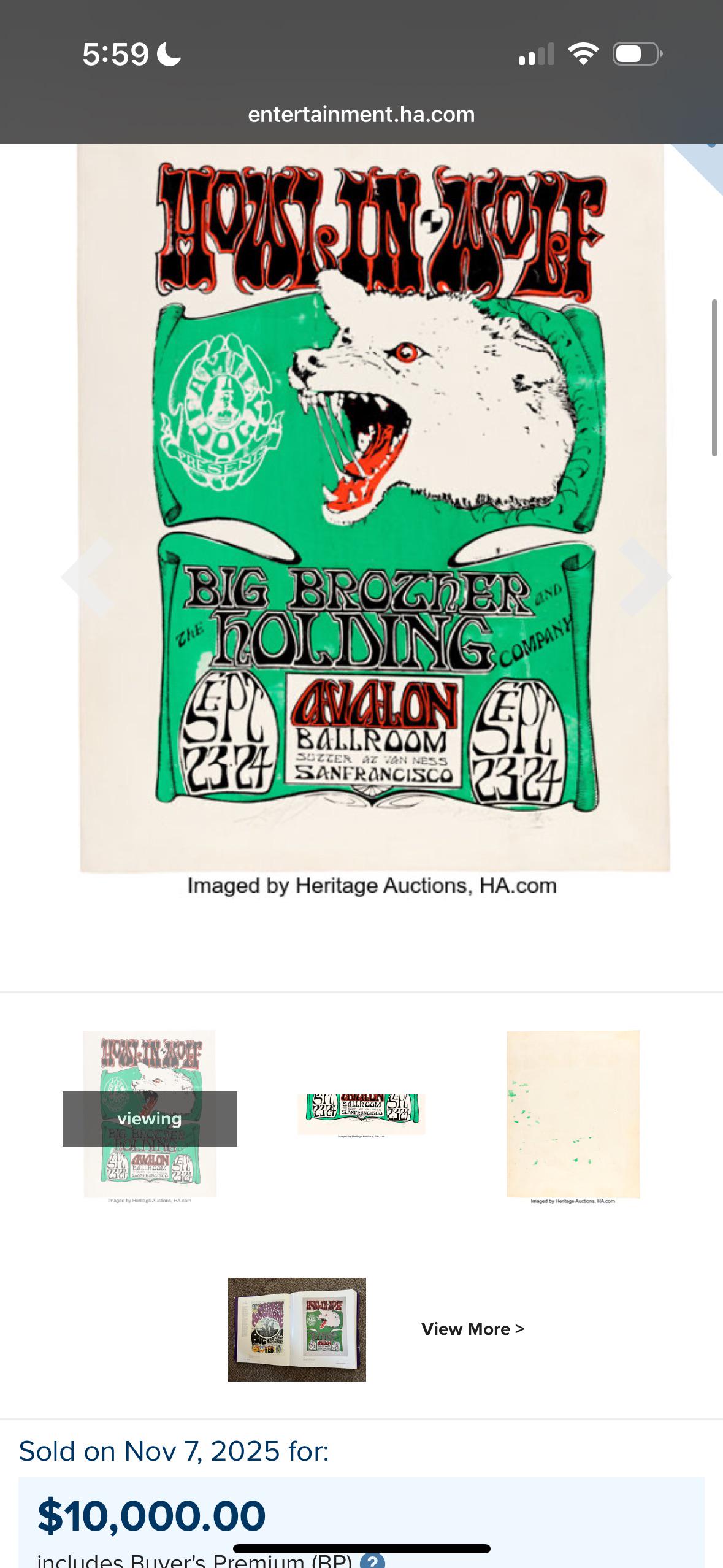 Original Dead posters auction : r/gratefuldead