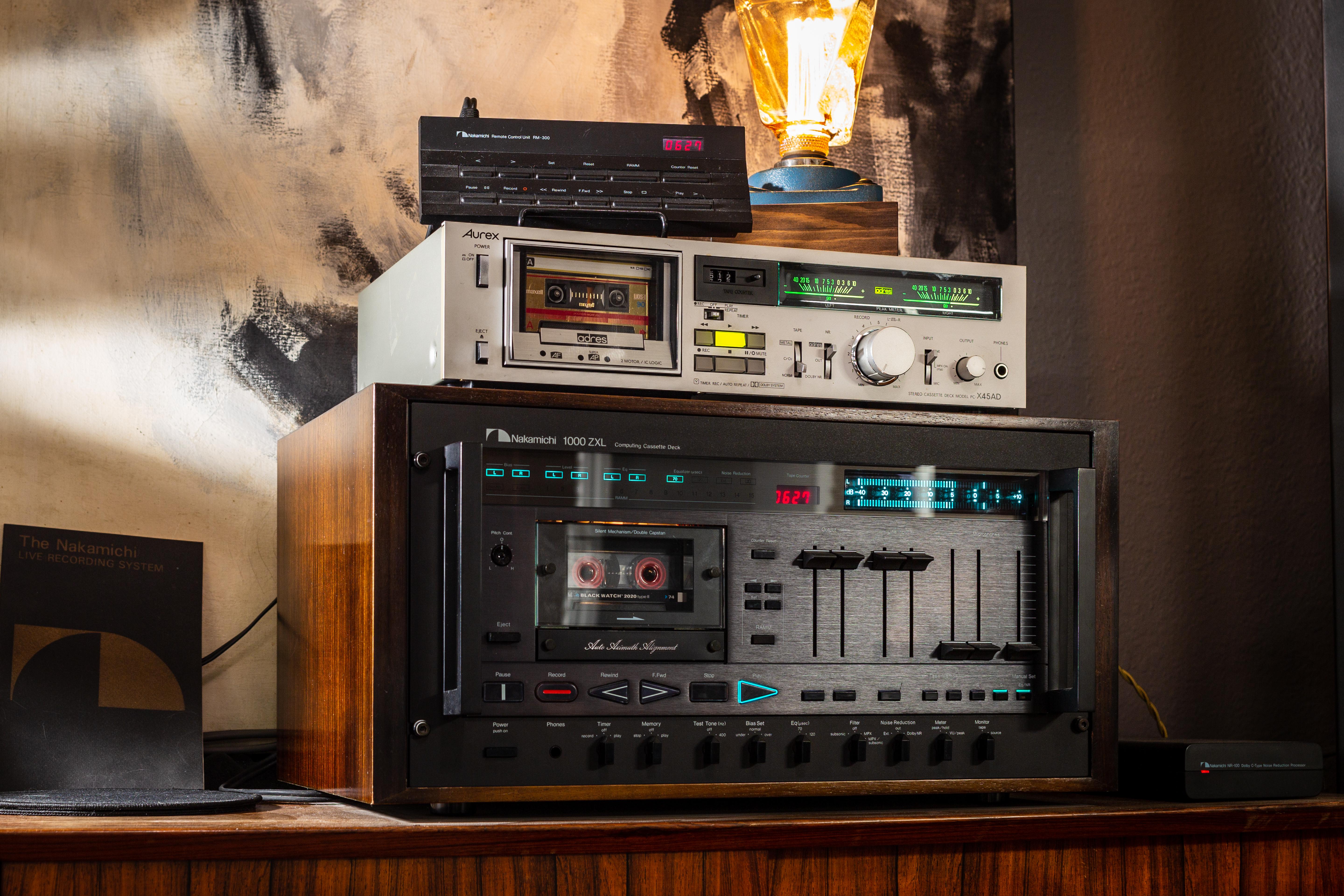 Nakamichi 1000ZXL & Aurex X45AD from 1980 : r/vintageaudio
