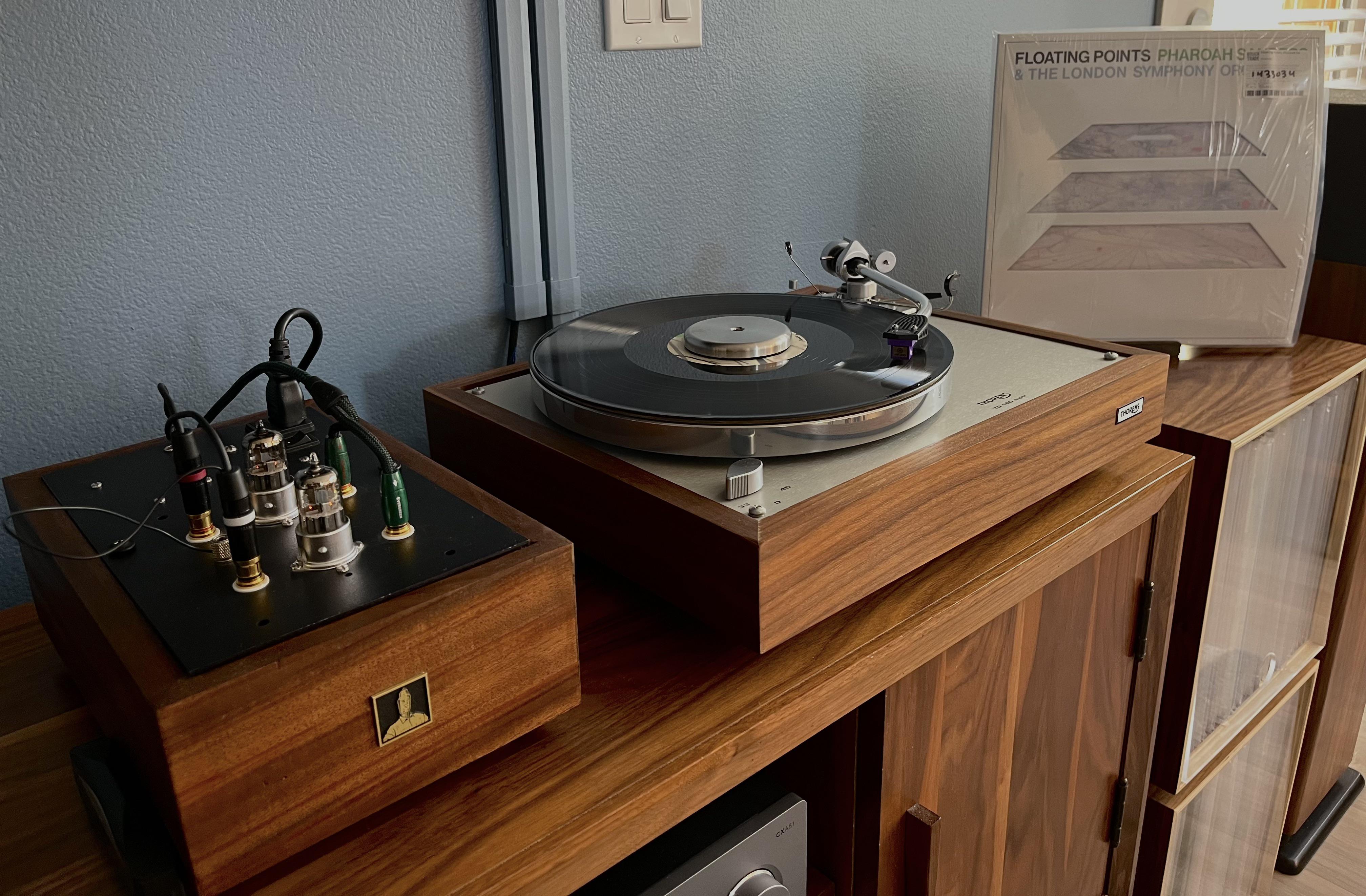 Thorens TD-160 Super into a Bottlehead Seduction and Floating