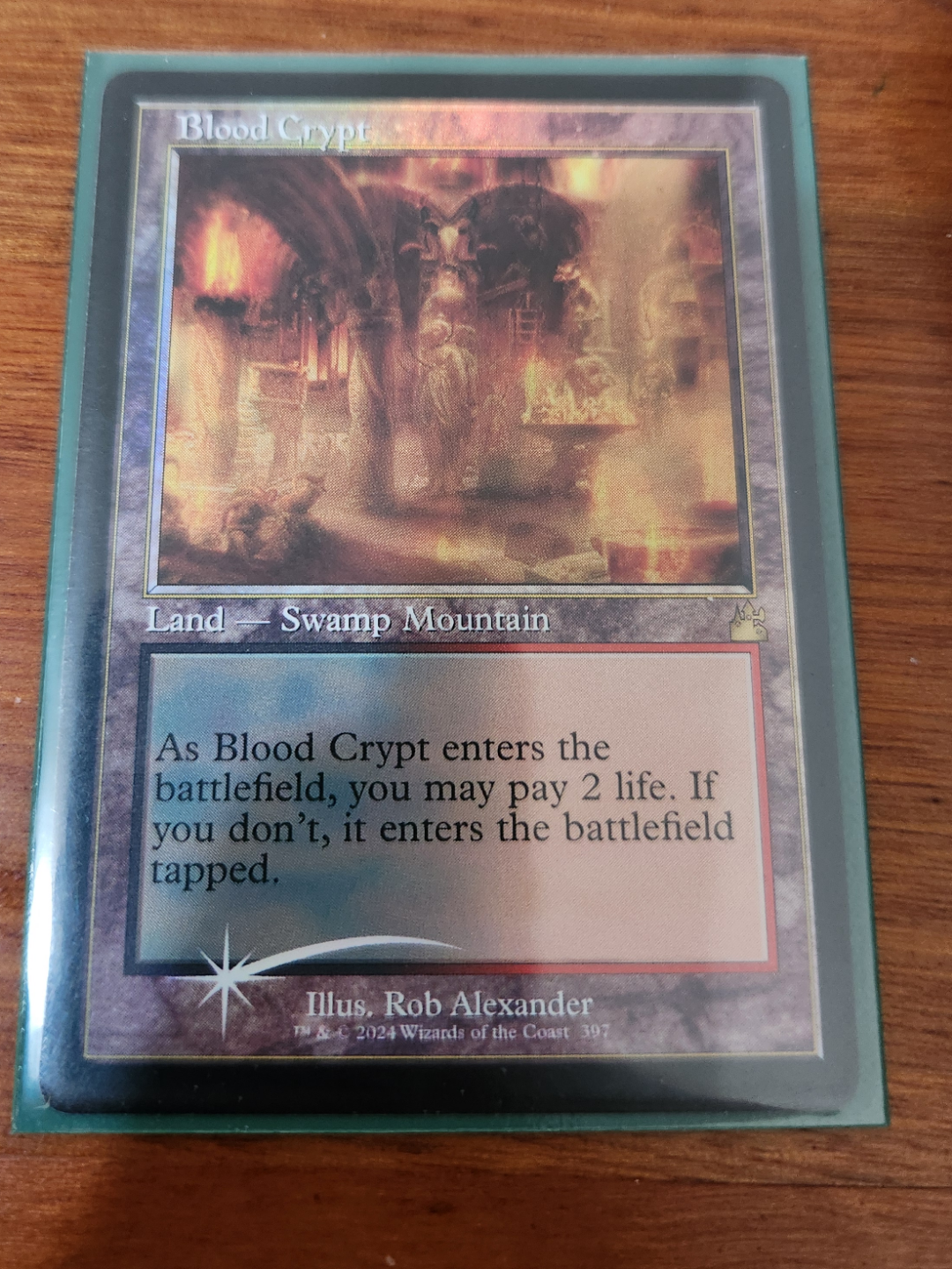 マジックザギャザリング 降る星、流星 foil プロモ 2枚 サインド